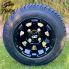 10″ ATLAS BLACK WHEELS AND 205/50-10 LOW PROFILE DOT TIRES COMBO – SET OF 4 - Image 2