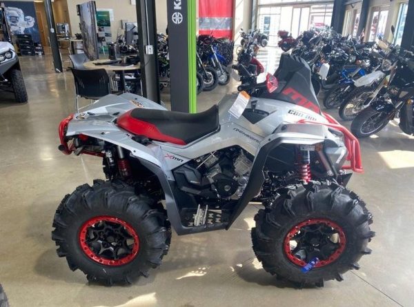 New 2024 Can-Am® Renegade X mr 1000 R Hyper Silver & Legion Red